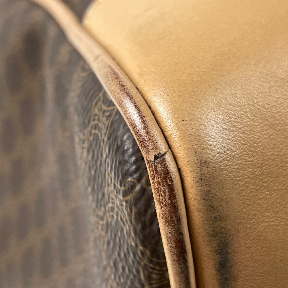 Celine Macadam Pattern Canvas Handbag Brown - image 3